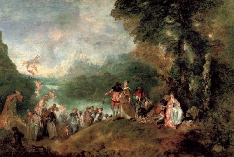 Jean-Antoine Watteau Pilgrimage to the island of cythera